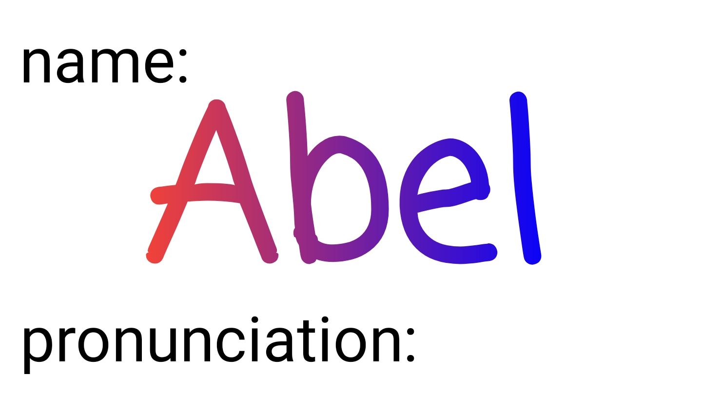 Abel Pronunciation